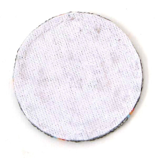 Orange Grey White Art & Craft Applique Iron On Beaded Patch Handmade