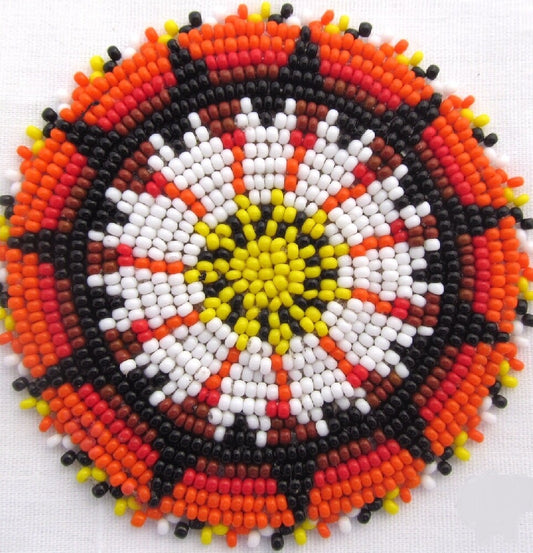 Beaded Rosette 2-1/2 Inch