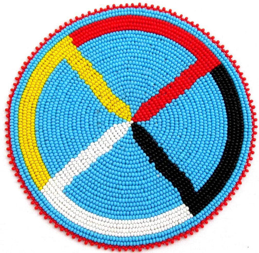 Beaded Rosette 5 Inch