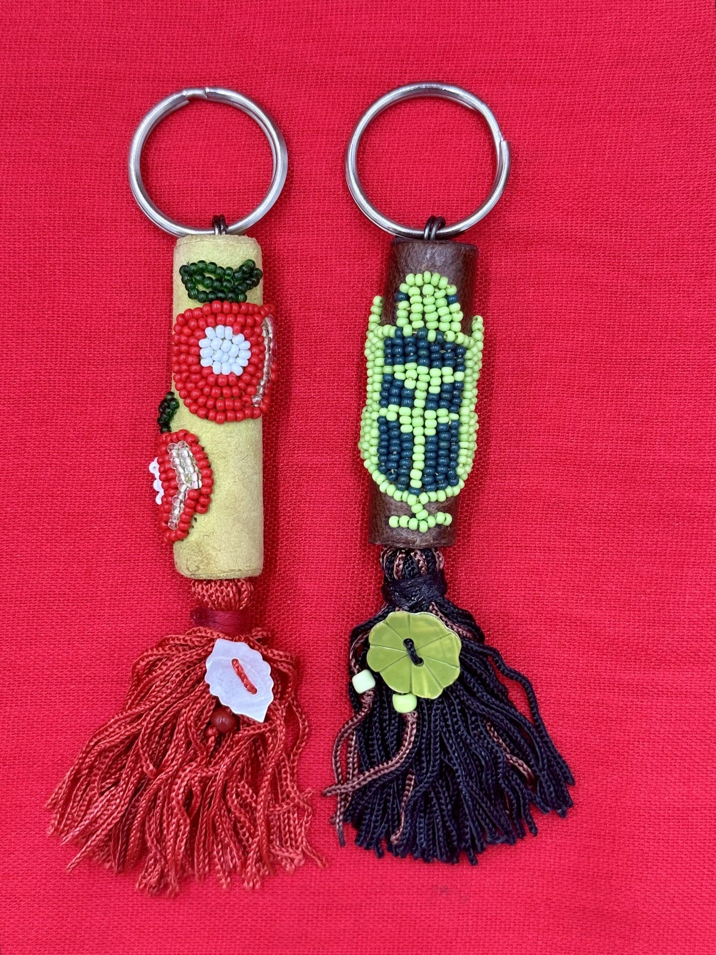 Wholesale pack of 5 Native style Keyrings
