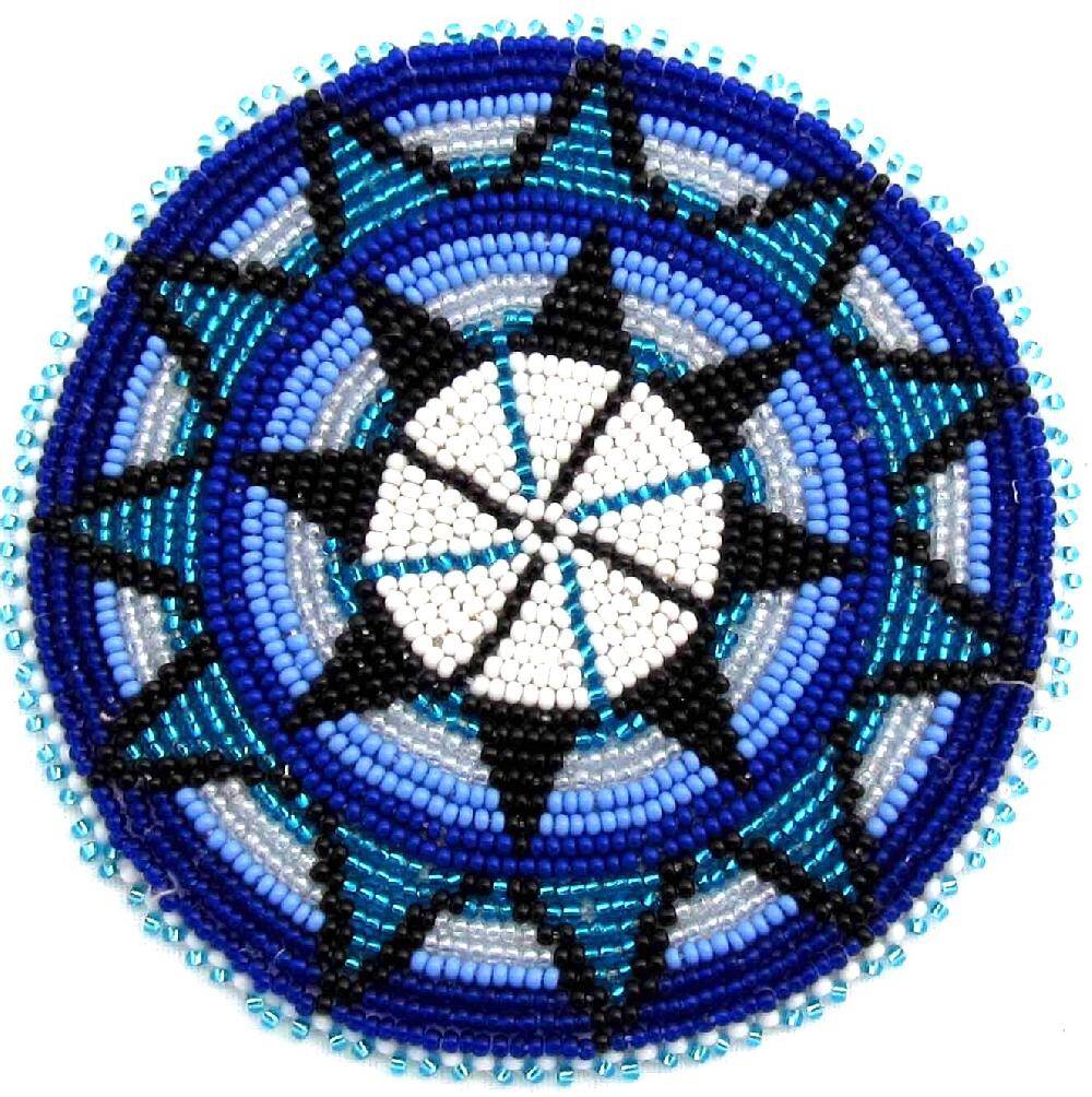 Beaded Rosette 4 Inch