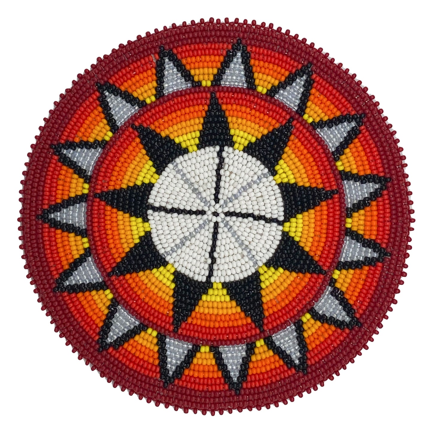 Beaded Rosette 5 Inch