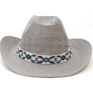 Multicolor Butterfly Beadwork Cowboy Hat Band Waist Belt