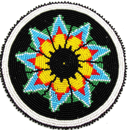 Beaded Rosette 5 Inch