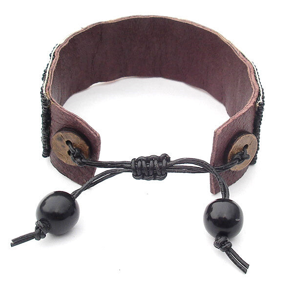 Yei Dancer Handmade Beaded Soft Cuff Bracelet