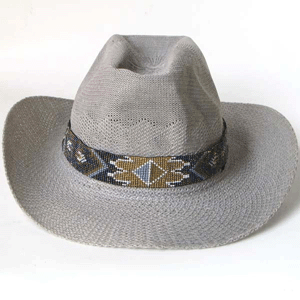 Rainbow Black Golden Beaded Cowboy Hat Band Waist Belt