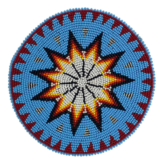 Beaded Rosette 5 Inch