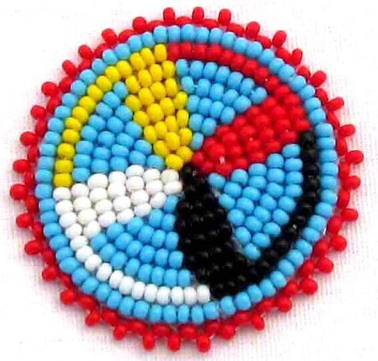 Beaded Rosette 1-1/2 Inch