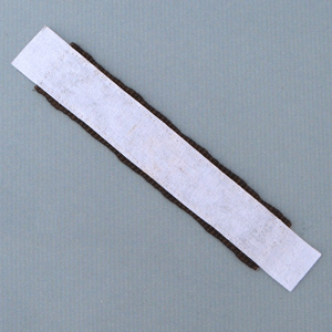 5X1" Brown Pink Yellow Blue White Beaded Strip Applique And Crafts