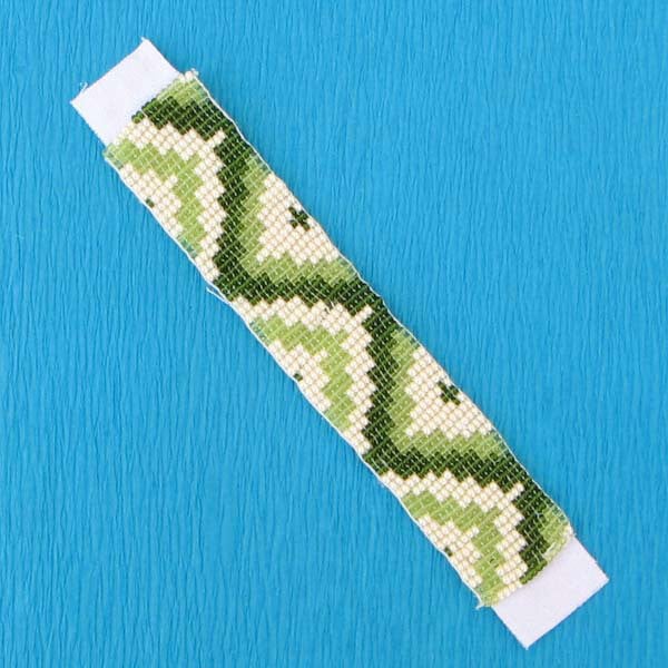 5X1" Decorating Seed Beaded Applique Sew Iron Craft Strip