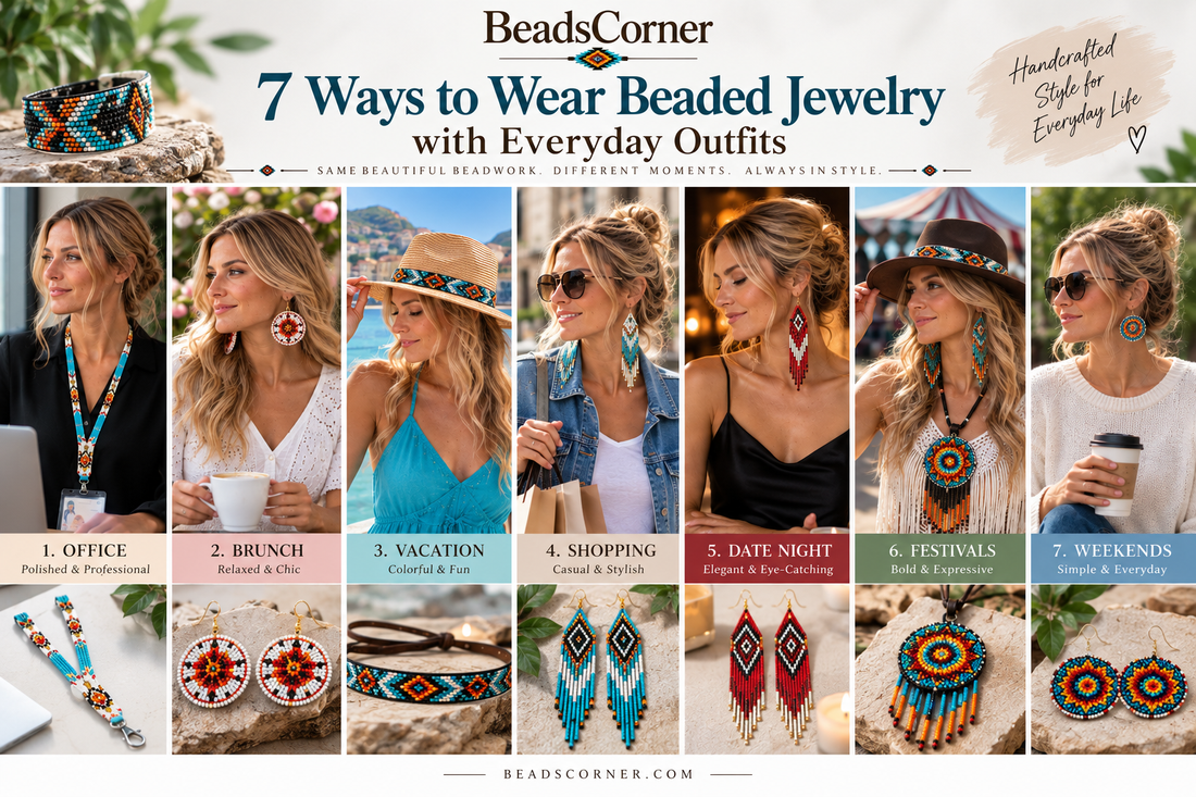 7 Ways to Wear Beaded Jewelry with Everyday Outfits