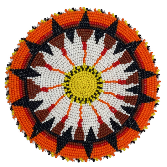 Beaded Rosette 5 Inch
