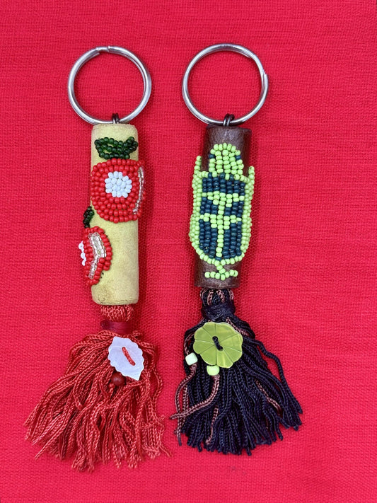 Wholesale pack of 5 Native style Keyrings