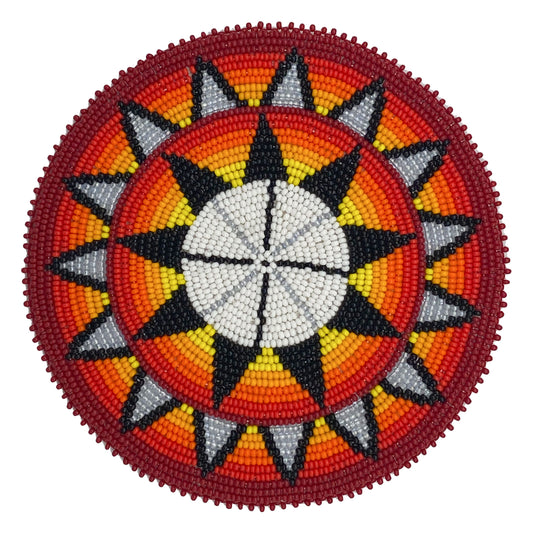 Beaded Rosette 5 Inch