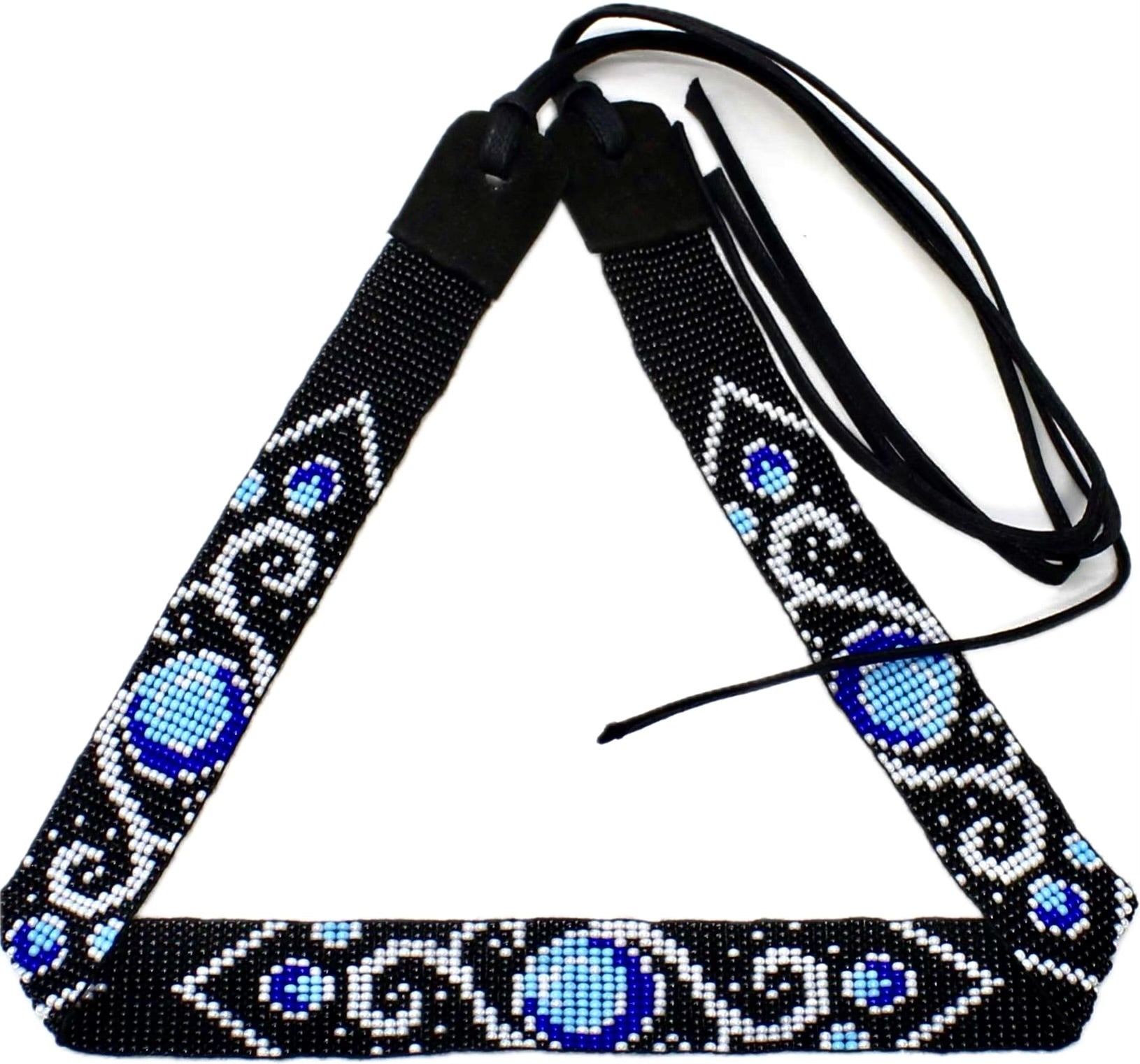 Bandeau pour chapeaux de perles fait main, multicolore, cow-boy Bandeau pour chapeaux de perles fait main, multicolore, cow-boy