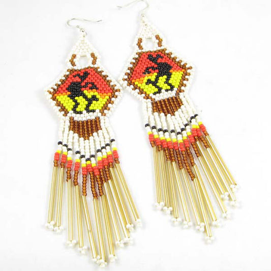 Southwest Sunset Kokopelli Earrings