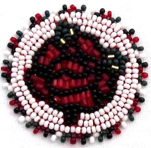 Beaded Rosette 1-1/2 Inch
