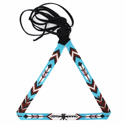 Heritage-Inspired Thunderbird Beadwork in a Sleek 0.5 Inch Design