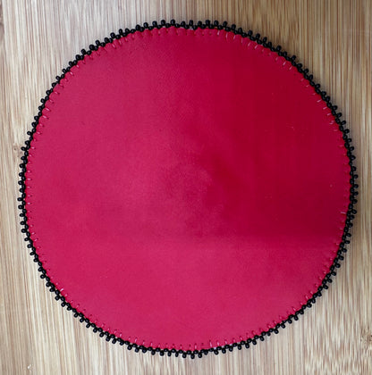 Handmade beaded Thunderbird pattern 5 inch rosette
