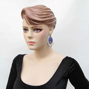 Handmade Beaded Blue Seed Beaded Earrings