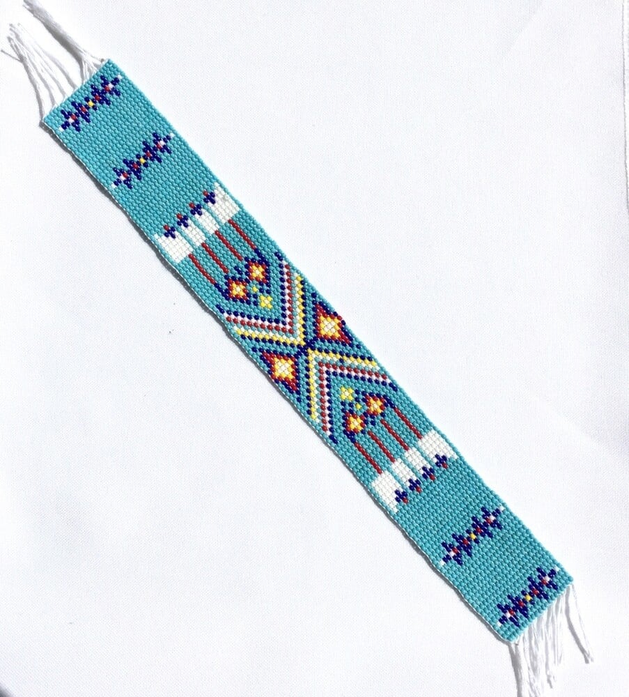 1-1/4 X 10 Inch Beaded Strip For Crafts