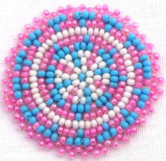 Beaded Rosette 1-1/2 Inch