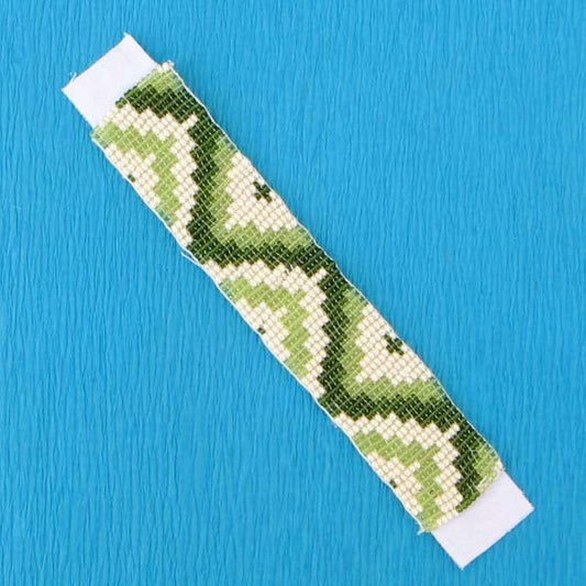 5X1" Decorating Seed Beaded Applique Sew Iron Craft Strip